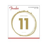 Fender 80/20 Bronze Acoustic Strings, Ball End, 70CL .011-.052 Gauges, (6)