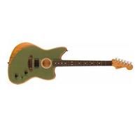Fender Acoustasonic® Player Jazzmaster, Rosewood Fingerboard, Antique Olive