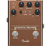 Fender Acoustic Preverb Préampli & Pédale d'Effets Guitare Acoustique | Préampli scénique, reverb intégrée, égaliseur 3 bandes, anti-larsen, prise XLR, idéal live & studio