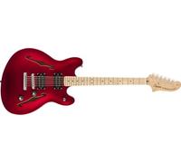 Fender Affinity Series™ Starcaster®, Maple Fingerboard, Candy Apple Red, Inclus des Cours Virtuels Gratuits sur Fender Play