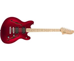 Fender Affinity Series™ Starcaster®, Maple Fingerboard, Candy Apple Red, Inclus des Cours Virtuels Gratuits sur Fender Play