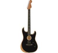 Fender American Acoustasonic Stratocaster Black noir