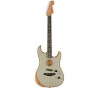 Fender American Acoustasonic Stratocaster Transparent Sonic Blue bleu