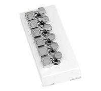 Fender American Professional Mécaniques 6 en Ligne Verrouillables - Chromé | 6x mécaniques verrouillables, remplacement Strat & Tele, maintien d'accord, pièces Fender authentiques, chrome