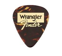 Fender and Wrangler Picks, 351 Shape, Tortoiseshell, (8)