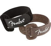 Fender Attaches de Câble Noir/Brun Organisateur 17cm 6x | Gestion de câbles pour guitaristes, set de 6 attaches, studio & scène, accessoires Fender, organisateur de câbles instruments