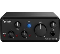 Fender AudioBox GO | Interface audio USB-C 2x2 pour la production musicale, combo micro/ligne XLR, entrée instrument TS, convertisseurs 24 bits/96 kHz, surveillance casque sans latence, Mac & PC