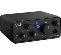 Fender AudioBox GO | Interface audio USB-C 2x2 pour la production musicale, combo micro/ligne XLR, entrée instrument TS, convertisseurs 24 bits/96 kHz, surveillance casque sans latence, Mac & PC