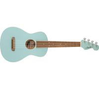 Fender Avalon Ukulélé Ténor Débutants & Adultes Tilleul Bleu Daphne | Idéal débutants & enfants, bois de tilleul, touche noyer, tête Strat classique, accordage précis, look vintage Bleu Daphne