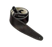 Fender Sangle en cuir pour guitare Ball Glove Noir