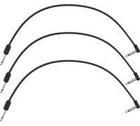 Fender Blockchain 16" Patch Cable, 3-pack, Straight/Angled