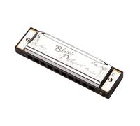 Fender Blues Deluxe Harmonica, Clé de E, 10 Trous, Nickel Chrome, Étui Inclus