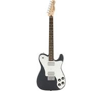 Fender by Squier Affinity Series Telecaster Deluxe Guitare Électrique, Touche en Laurier, Pickguard Blanc, Charcoal Frost Metallic