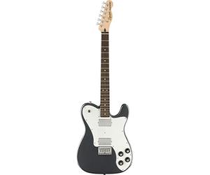 Fender by Squier Affinity Series Telecaster Deluxe Guitare Électrique, Touche en Laurier, Pickguard Blanc, Charcoal Frost Metallic