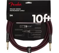 Fender Câble en tweed Deluxe 3 m, Oxblood
