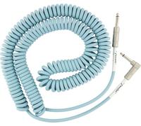 Fender Câble Guitare Spiralé Original, Straight, 30 ft, Vert | Style vintage, connecteurs droits, 30 ft, blindage haute fidélité, son clair, guitare électrique & basse