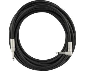Fender Câble Instrument Professionnel Kill Switch & Silence 18.6ft | Câble guitare électrique silencieux, interrupteur kill switch, sans bruit, performance live, jack droit, 18.6ft