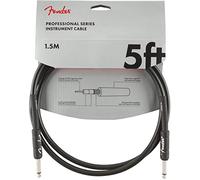 Fender Câble pour Instrument Série Professionnelle, 1,5 m, STR,STR - Noir, Parfait pour une Utilisation Live ou Studio