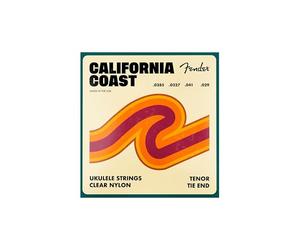 Fender California Coast 90T Cordes de Ukulélé Ténor Nylon | Cordes nylon pour ukulélé ténor, son chaud & équilibré, idéal débutants & confirmés, remplacement facile, qualité Fender