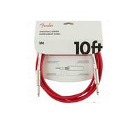 Fender - California Series Candy Apple Red - Câble jack guitare droit-droit 3m