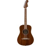 Fender California Standard Redondo™ Mini guitare acoustique avec sac, housse de protection, Natural Sapele