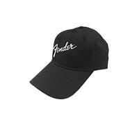 Fender Casquette Baseball Logo Mixte Noir Taille unique