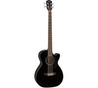 Fender Basse acoustique CB-60SCE – touche en noyer, finition noire, cours virtuels gratuits
