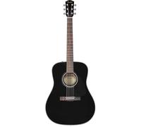 Fender CD-60 Guitare Acoustique Dreadnought Débutant Noire | Manche facile à jouer, table en épicéa massif, cours virtuels gratuits inclus, guitare acoustique idéale pour débuter