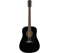 Fender CD-60S Dreadnought Guitare Acoustique, Touche en Noyer, Noir, Inclus des Cours Virtuels Gratuits sur Fender Play