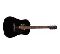 Fender CD-60S Dreadnought Guitare Acoustique, Touche en Noyer, Noir, Inclus des Cours Virtuels Gratuits sur Fender Play