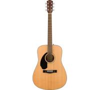 Fender CD-60SCE Guitare acoustique dreadnought pour gauchers, touche en noyer, finition naturelle, Inclus des Cours Virtuels Gratuits sur Fender Play