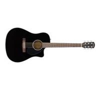 Fender Guitare électro-acoustique CD-60SCE Dreadnought Noir – Fender Play inclus