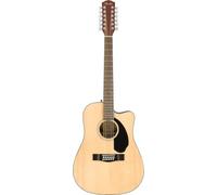 Fender CD-60SCE Guitare Électro-Acoustique 12 Cordes Dreadnought, Naturel