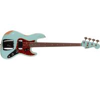 Fender Custom Shop 61 Jazz Bass Heavy Relic Faded Aged Daphne Blue