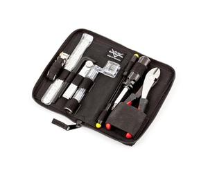 Fender Custom Shop Guitar Tool Kit, Comprehensive Maintenance Set for Acoustic and Electric Guitars and Basses, with Polyester Storage Pouch and Setup Guide