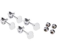 Fender Deluxe Bass Tuners with Fluted-Shafts (4) Chrome
