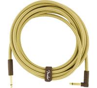 Fender Câble instrument Deluxe – 4,5 m coudé – Tweed