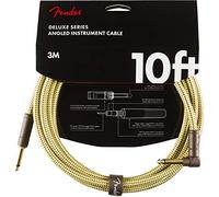 Fender Câble d'instrument Deluxe, 10' (3 m), droit/angulaire, Tweed