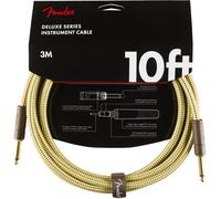 Fender Deluxe Series 10' Instrument Cable Tweed