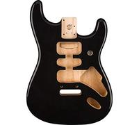 Fender® »DELUXE SERIES STRATOCASTER® ALDER BODY - HSH ROUTING« Corps pour Guitare Électrique - Aulne - Couleur: Noir
