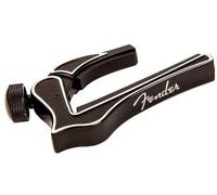 Fender Dragon Capodastre pour Guitares Acoustiques et Electriques, Noir, Facile à Utiliser, Fait en Aluminium Moulé Léger Très Résistant