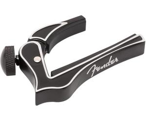 Fender Dragon Capodastre pour Guitares Acoustiques et Electriques, Noir, Facile à Utiliser, Fait en Aluminium Moulé Léger Très Résistant