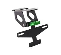 Fender Eliminator Pour KAWASAKI Pour Z900 Pour Z 900 2017-2023 Support Plaque D'immatriculation Arrière Montage Pliant Avec Indicateur LED Porte Plaque Numéro Moto(With green LED Light)