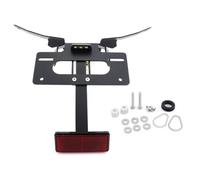 Fender Eliminator Pour Royal Pour Enfield Pour Himalayan 450 2024-2026 Arrière Queue Bien Rangé Éliminateur Plaque D'immatriculation Lumière LED Porte Plaque Numéro Moto(With Reflector)