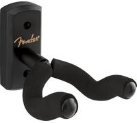 Fender Essentials Support Mural pour Guitare & Basse, Noir | Support mural verrouillable, compatible guitare acoustique & électrique, installation facile, accessoire Fender, noir
