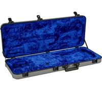 DELUXE MOLDED STRAT/TELE CASE, SILVER/BLUE