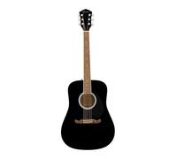 Fender FA-125 Dreadnought Acoustic Guitar, Walnut Fingerboard, Black, Includes Guitar Carry Bag