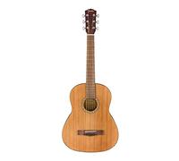 Fender FA-15 Guitare Acoustique, Échelle 3/4 en Acier, Naturel, incluant un Sac de Transport pour Guitare
