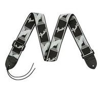 Fender Fender 2 Monogrammed Strap, Black/Light Grey/Dark Grey G