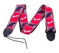 Fender Fender 2'' Monogrammed Strap, Red/White/Blue Sangles et courroies G